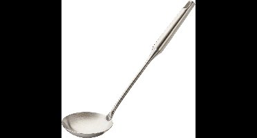 Cookinglife Soeplepel ProLine - Opscheplepel, Serveerlepel - Soup Ladle - RVS Zilver - Vaatwasserbestendig - 35,7 cm
