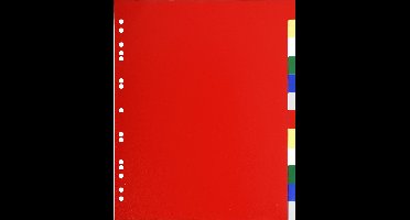 Exacompta 50x Tabbladen soepele PP 12/100ste - 12 tabs - A4 maxi - Geassorteerd - 93H