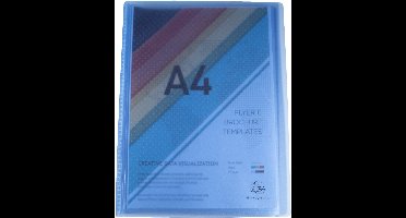 Exacompta 20x Chromaline showalbum met vaste rug PP - 20 tassen - 40 zichten - A4 - Geassorteerd - 85269E