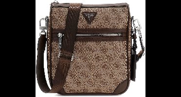 GUESS schoudertas Milano Crossbody 2 Berlin Grey A907 grijs