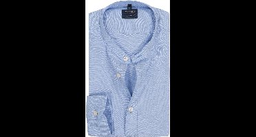 OLYMP Casual regular fit overhemd - Oxford - blauw - Strijkvriendelijk - Boordmaat: 39 - 40