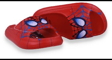 Spiderman Jongens Badslipper | Rood | Maat: 28