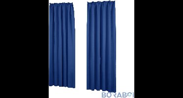 Verduisteringsgordijnen - Koningsblauw - 220 x 140 cm - Polyester