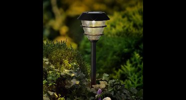 Kaemingk | Solar Steeklamp Kunststof Steady | Ø 13,3 x 30,5 cm