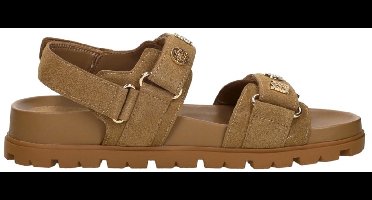 Guess Florizi Sandalen Plat - Cognac - Maat 41