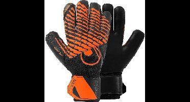 Uhlsport Fm Super Resist+ Hn Keepershandschoenen - Zwart / Fluo Oranje | Maat: 8.5