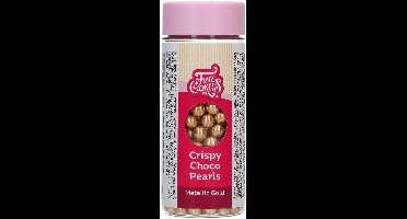 FunCakes Crispy Choco Pearls - Metallic Gold - 60g - Chocolade Taartdecoratie
