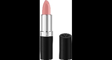 Rimel London, Lasting Finish Satin Lipstick, Cappuccino Light, Langhoudende lipstick, Met aloë veraboter, Onmiddellijke hydratatie, Vegan formule, 4 g