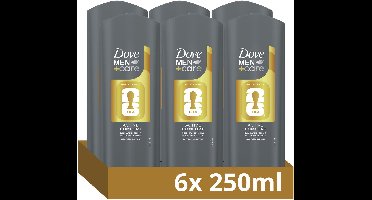 Dove Men+Care 3-in-1 Douchegel - Active Comfort FIFA Edition - 6 x 250 ml
