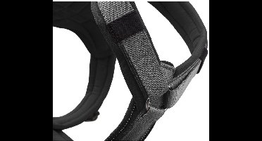 Hunter Harnas Maldon Up Zwart&Grijs - Hondentuig - 53-71 cm