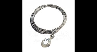 staalkabel met haak Ø6mm 15m