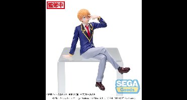 SEGA Oshi No Ko PM Perching PVC Statue Aqua Uniform 14 cm Beeld