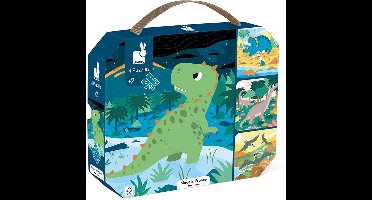 Janod - Kartonnen puzzel - Dinosaurus