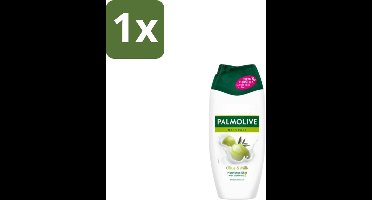 1 x Palmolive Douchecreme Naturals Olijf & Melk 250 ml - Douchecrème - Natuurlijke Verzorging - Olijf En Melk - Hydratatie - Droge Huid