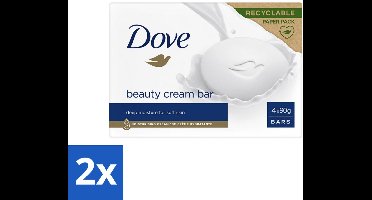 2 x Dove Original - Zeep - Beauty Cream Bar - 360 g - Dove Zeep - Beauty Cream Bar - Milde Reiniging - Hydraterende Zeep - Zachte Huid