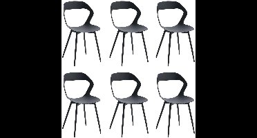 Eetkamerstoel - Eetkamerstoelen Set van 6 - Keukenstoelen - Keukenkruk - Keuken Stoelen - Montage