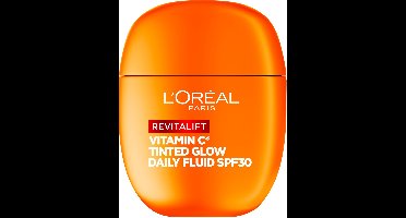 L'Oréal Paris Revitalift Daily Fluid SPF 30 Vitamine C* met Tinted Glow - voor een onmiddellijke sun-kissed glow - voor zeer lichte tot lichte huid - 40ml