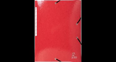 Exacompta 25x IDERAMA® Elastomap 3 kleppen Maxi Capacity 425gm2 A4 - Rood - 55825E