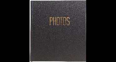 Exacompta Fotoalbum boekgebonden 60 zwarte pagina's OfficeByMe - Zwart - 15601E