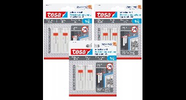 Tesa Serie - Zelfklevende Nagel - Voor Tapijt en Pleister - 3 Verpakkingen