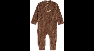 4PRESIDENT Romper - Brown - Maat 74 - Rompertjes baby