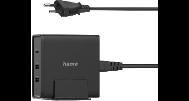 Universeel USB-C-oplaadstation, 3 poorten, Power Delivery (PD), 5-20V/65W