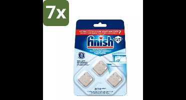 7 x Finish Machinereiniger Tijdens de Wasbeurt 3 stuks per verpakking - Vaatwasmachine Reinigen - Vaatwasmachine Reiniging - Vaatwasmachine Vetresten Verwijderen - Vaatwasmachine Onderhoud - Vaatwasmachine Geuren Neutraliseren