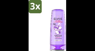 L'Oréal Paris Elvive Hydra Hyaluronic - Conditioner - Hydraterend - 200 ml - Bulkverpakking - 3 stuks