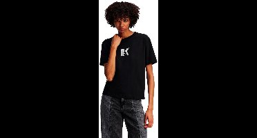 Karl Lagerfeld Jeans A1w17031 T-shirt Met Korte Mouwen Zwart XS Vrouw