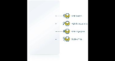 BROTECT - Screenprotector voor Aovopro Ap20 - Folie Beschermfolie transparant 2 Stuks