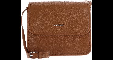 LACOSTE schoudertas Messenger Bag Argan Oil Lichtbruin
