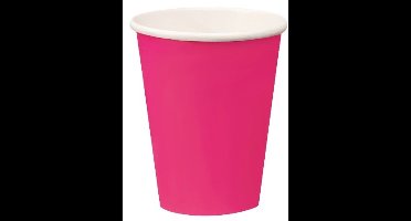 Daily Style – Kartonnen Bekers – Fuchsia – 20 stuks