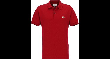 Lacoste Heren Poloshirt - Bordeaux - Maat L
