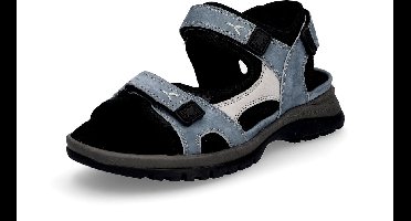 Waldläufer damessandaal Sora zwart blauw 5