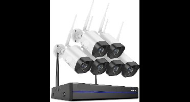 Draadloze Beveiligingscamera Set – Wifi Camera – Buiten Camera – Nachtzicht Camera – IP66 Waterdicht – 3MP Full HD – Bewegingsmelder