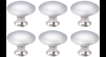 Boraboi® Klassieke Set van 6 Vintage Kastknoppen voor Keukenkasten en Meubels - Ronde 27 mm Design
