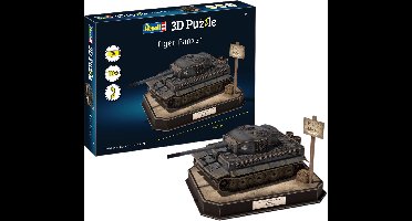 Revell Puzzel - 00252 Tiger I - Duitse Panzer Tank - 200 Stukjes - 25,7cm 3D Puzzel