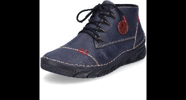 Rieker dames veterboot blauw