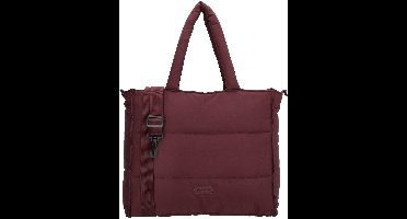 Beagles Calvia Shopper - Hand & Schoudertas - Soft Puffer - Dames Tas - Tote Bag - Dames Tas - Bordeaux rood