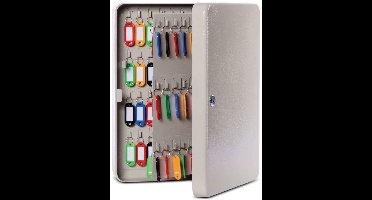 MAUL Sleutelkast - grijs - metaal - 140 sleutels - 1 stuk - 32.1 x 37.1 x 8.2 cm