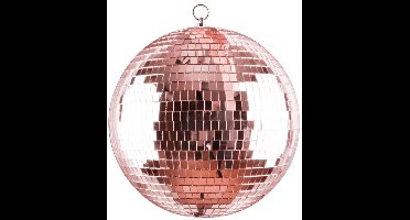 Spiegelbal Rosegoud 30cm