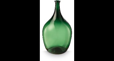 vtwonen Vaas - Bloemenvaas van Glas - Groen - 31x52.2cm