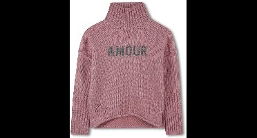 Zadig & Voltaire X60429 Truien & Vesten Meisjes - Sweater - Hoodie - Vest- Roze - Maat 152