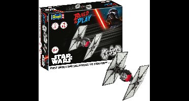 Revell Modelbouwpakket Ruimtevaart - 06565 Build - Play - First Order Special TIE Forces - Star Wars - met Licht en Geluid - voor Kids Plastic - 1:51 - Modelbouw