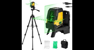 Kruislijnlaser met Statief - Bouwlaser - Lijnlaser Zelfnivellerend