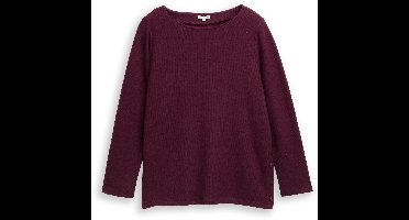 Tom Tailor Plus Size - Zacht aanvoelend sweatshirt met knoopdetails