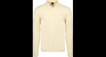 BOSS Passerby Polo Open Yellow - Maat XL - Heren - Longsleeve polo