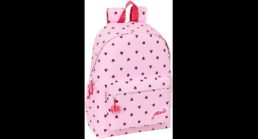 Schoolrugzak Minnie Mouse Naive Roze 31 x 43 x 13 cm