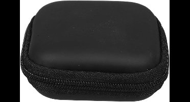 Zeynomax - Kabel Hoofdtelefoon Case Zwart Draagbaar Outdoorgebruik - Compatibel met Oordopjes en Mobiele Tas - SD Oortelefoon Tassen - Diverse Kleuren - Opberghoes voor Hoofdtelefoon - Duurzaam Materiaal