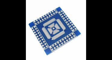QFN/QFP/TQFP/LQFP 16-80 Feet to DIP Double-Sided Adapter Board PCB